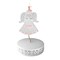 Roman 5982341 Pink Ribbon Porcelain Angel Ornament with Hanger &#x26; Base